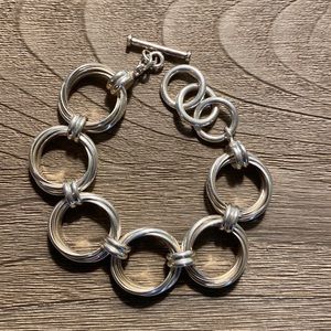Silpada interlocking links bracelet.